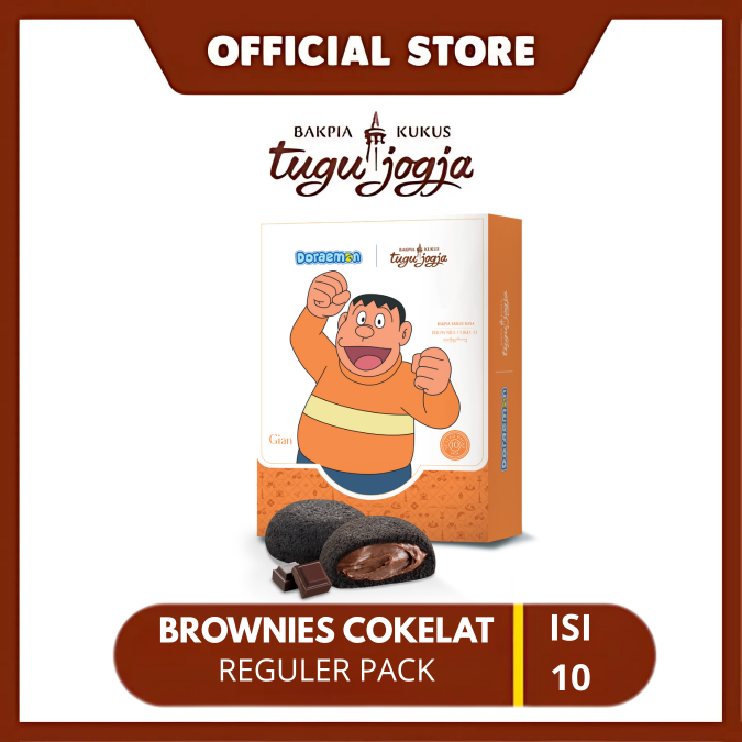 Bakpia Kukus Tugu Jogja Brownies Cokelat- Reguler Pack (Giant)