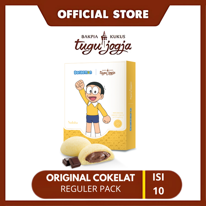 Bakpia Reg Original Coklat - Nobita